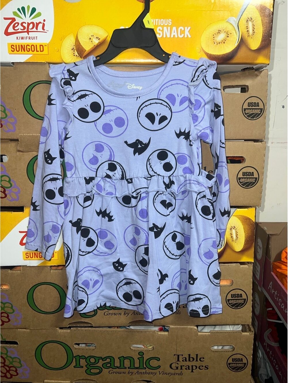Girls Jack Skellington dress size 3t